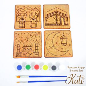 Ramazan Ahşap Boyama Seti